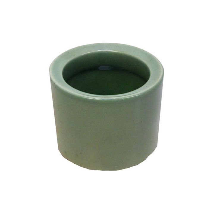 MACETA VERDE 7CM Ø8CM1