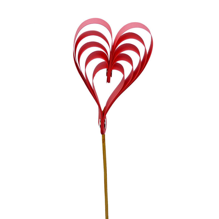 PICK CORAZON BANDA ROSA 7CM *50CM1