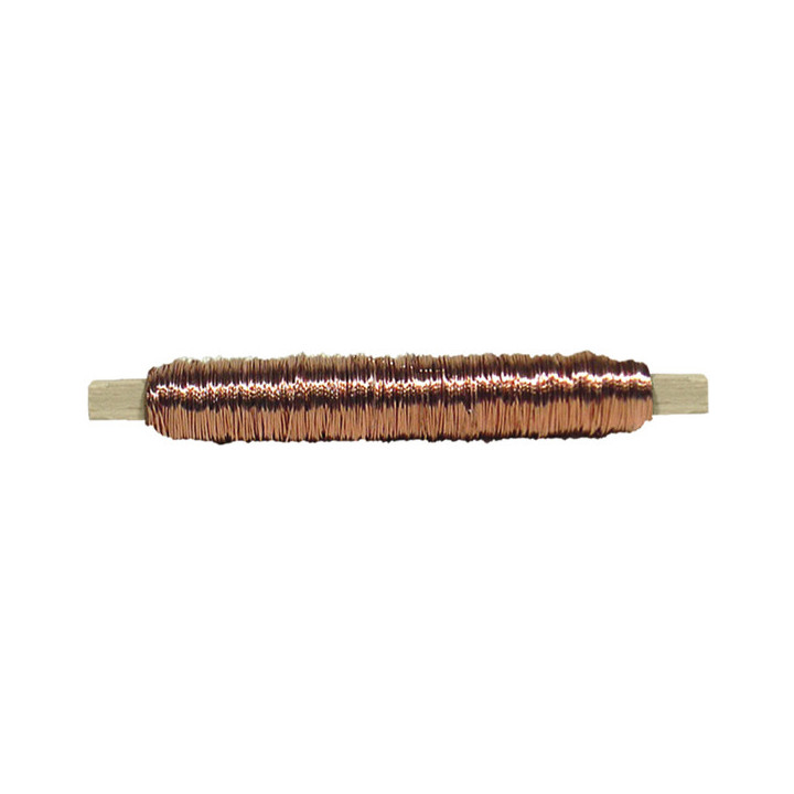 BOBINA ALAMBRE CON SOPORTE MADERA COBRE1