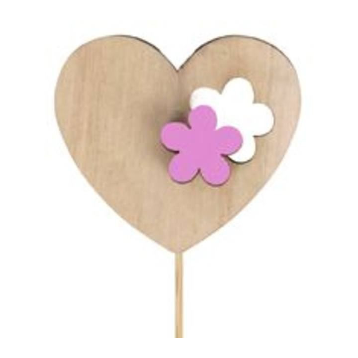 PICK HART BLOEM HOUT ROSA 6CM1
