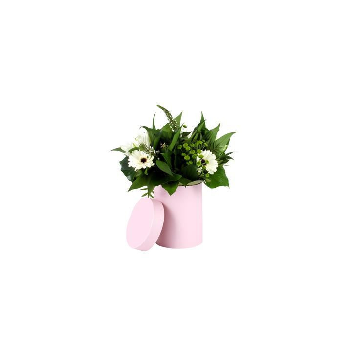 CAJA CARTON PASTEL ROSA 13Ø*17cm1