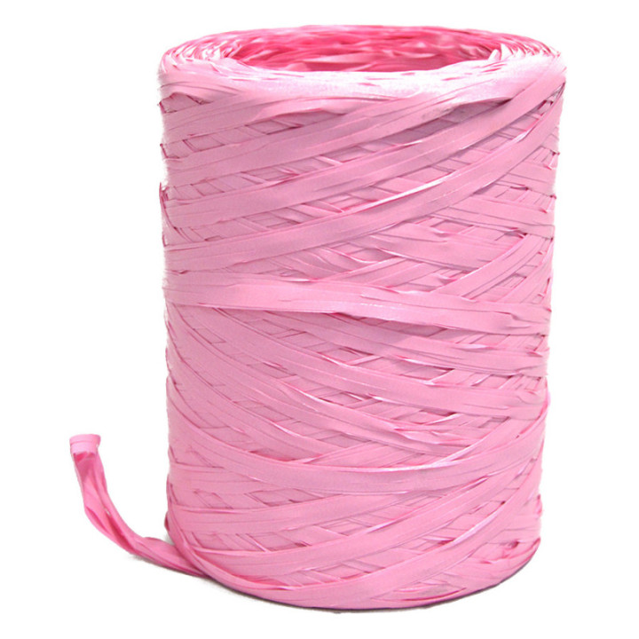 BOBINA DE RAFIA ROSA FUERTE1