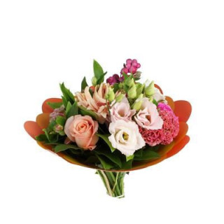 PORTA RAMOS PETAL PAPIER NARANJA 32ØCM (10UNID)1