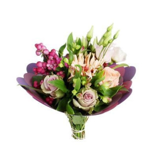 PORTA RAMOS PETAL PAPIER MORADO 32ØCM (10UNID)1