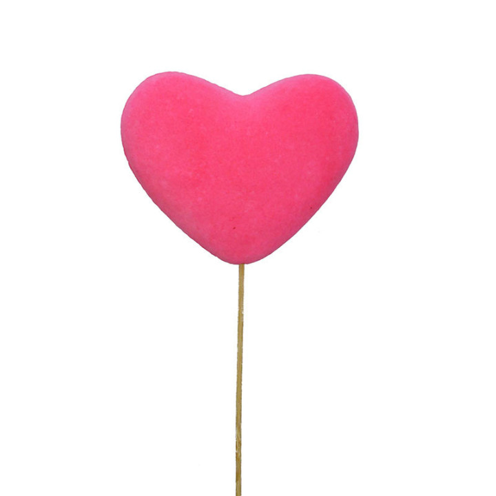 PICK HEART ROSA 11.5CM1