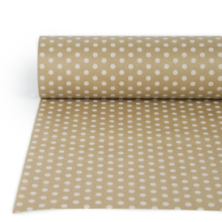 BOBINA PAPEL ANTIHUMEDAD KARF HAVANNA TOPOS BLANCOS1