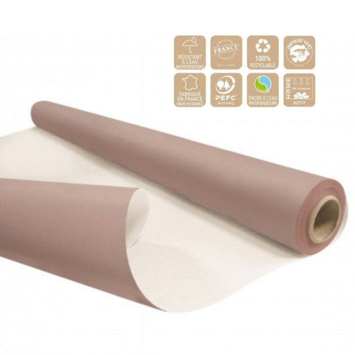 ROLLO PAPEL WATERBEST ROSA 80CM 25M1