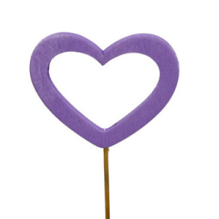 PICK CORAZON LILA ABIERTO 7CM1