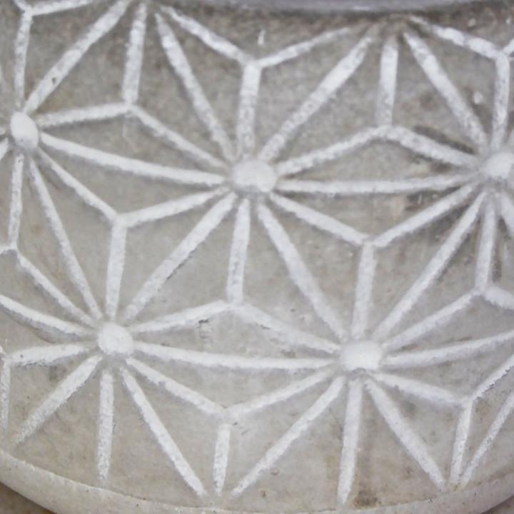 MACETA FLOR GRIS 6CM Ø5.5CM2